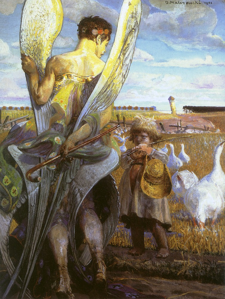 Angel, I will follow you (1901) - Jacek Malczewski Tablo