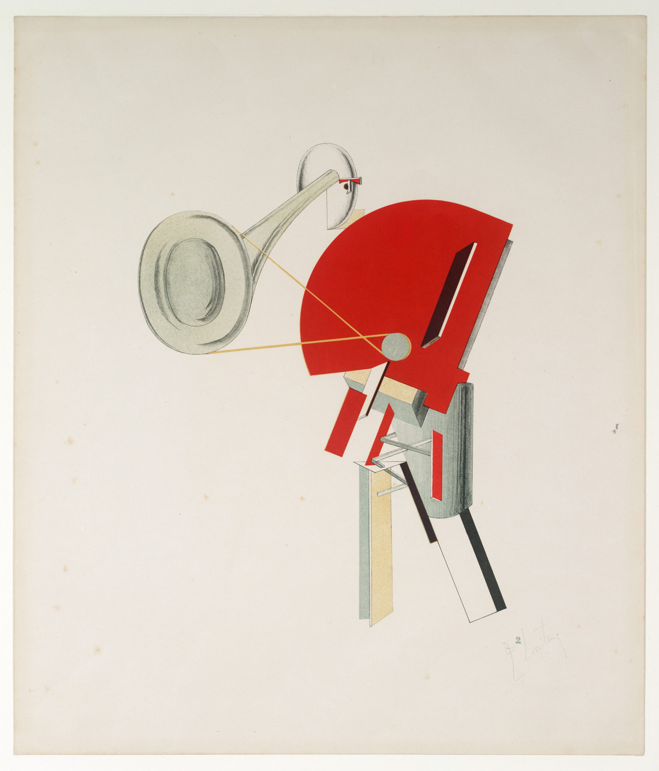 Announcer (1923) - El Lissitzky Tablo