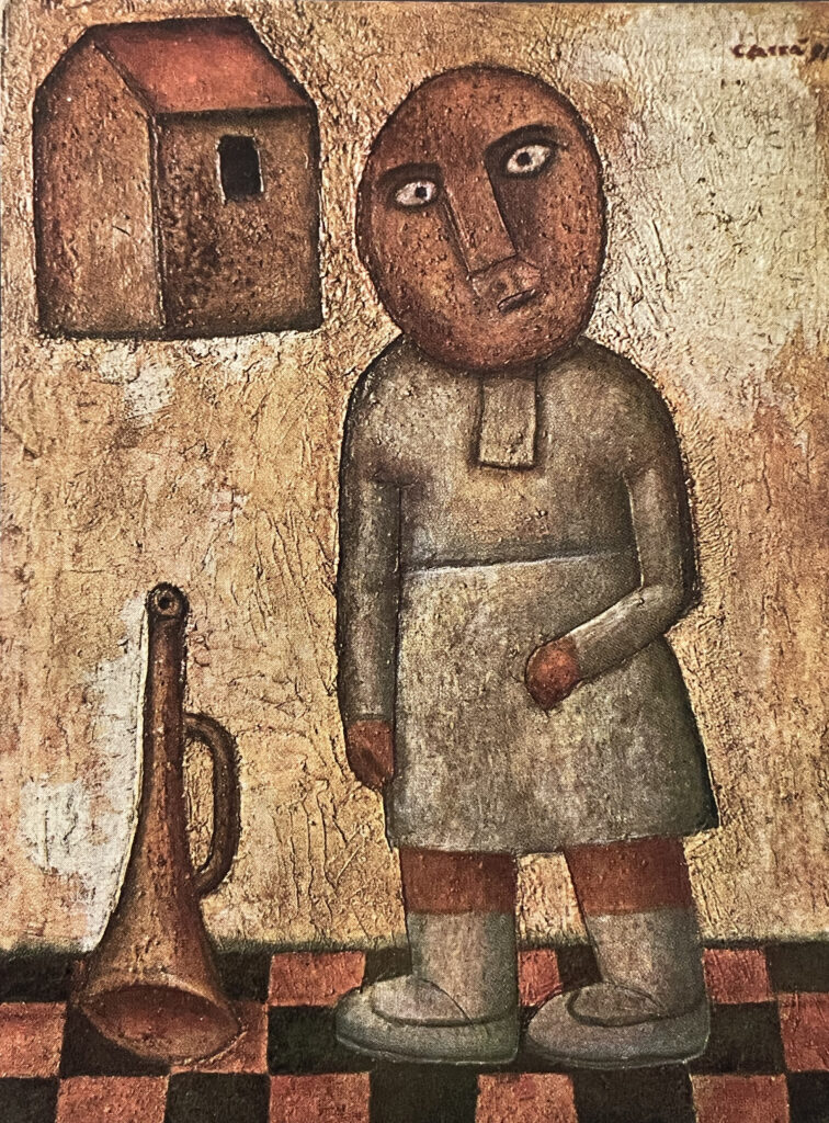 Antigrazioso (1916) - Carlo Carrà Tablo