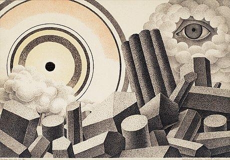 Apocalyptic Landscape (1933) – Otto G. Carlsund Tablo