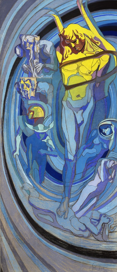Apollo Copernicus' Solar System (1904) - Stanisław Wyspiański Tablo