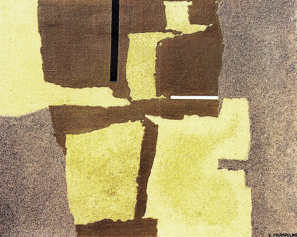 Apparizione cosmica II (1955) – Enrico Prampolini Tablo