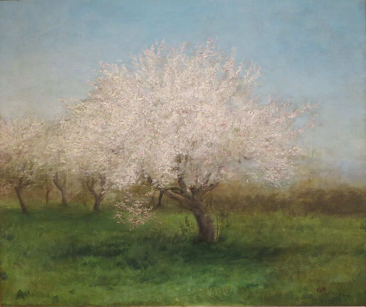 Apple Trees in a Meadow (1890) - Edward Mitchell Bannister Tablo