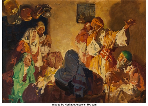 Arabian Storyteller - Haddon Sundblom Tablo