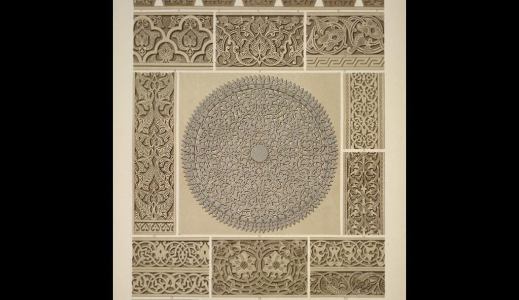 Arabian no. 3. Arabian ornaments from the thirteenth century from Cairo - Owen Jones Tablo