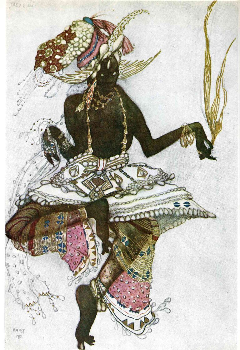 Arabic dancer – Léon Bakst Tablo