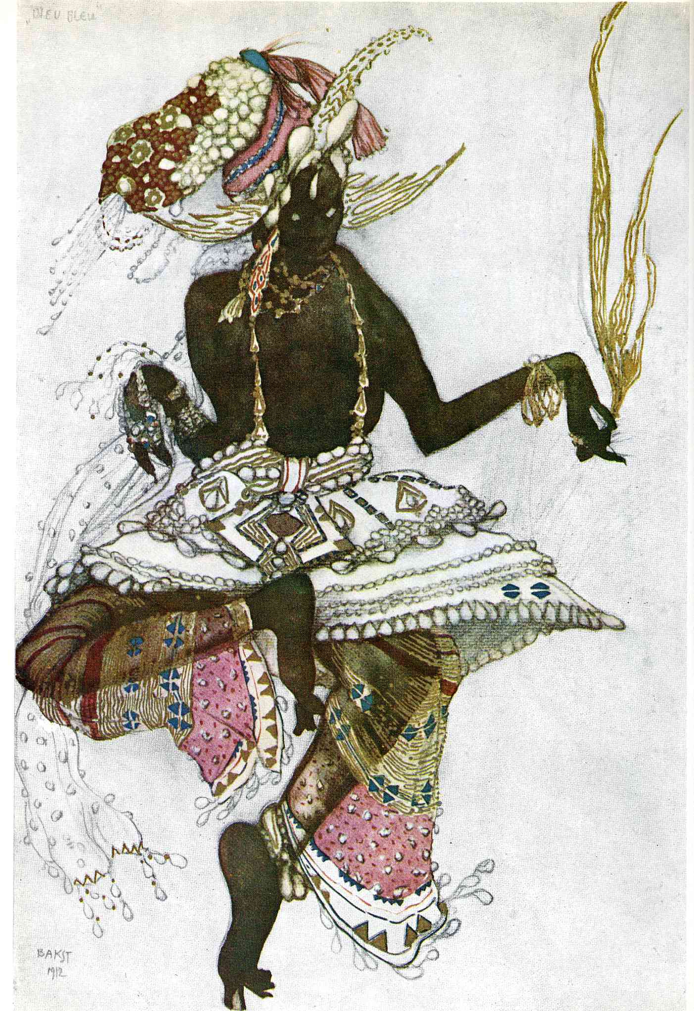Arabic dancer - Léon Bakst Tablo kanvas tablo