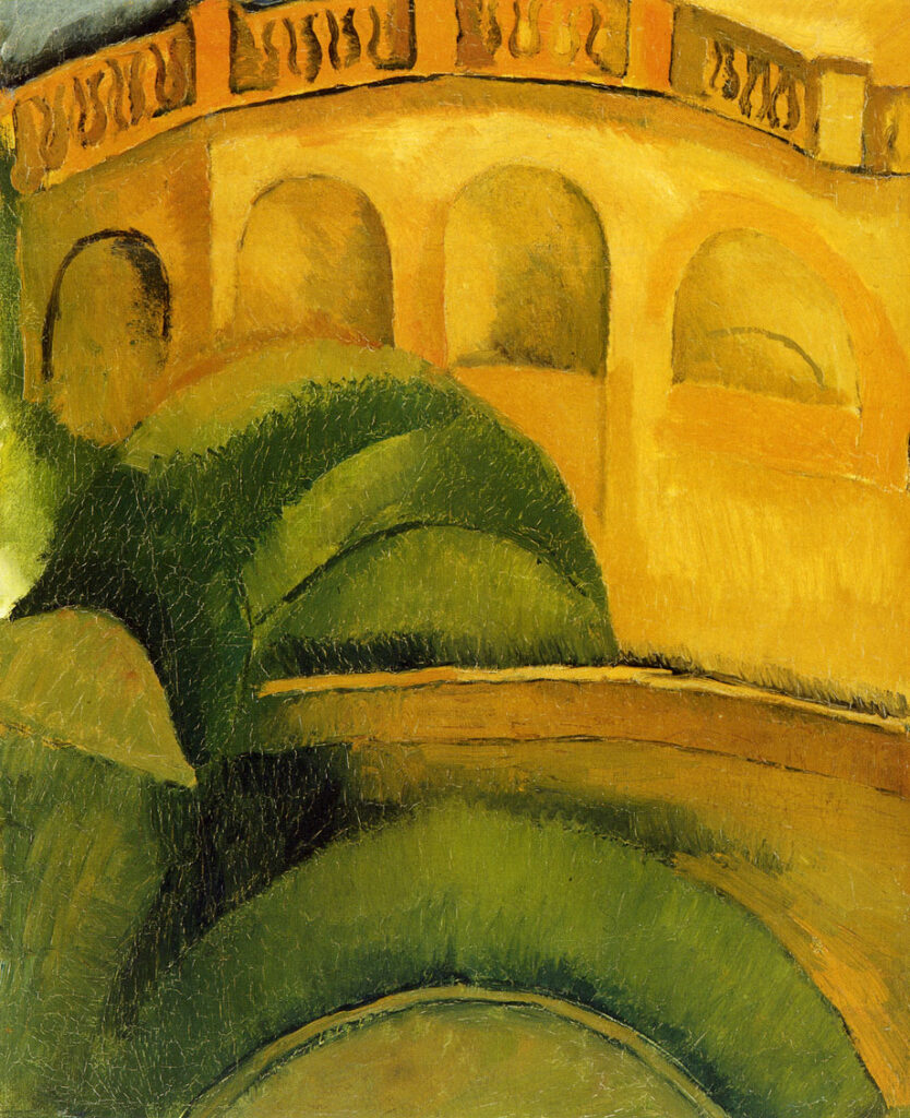 Arcades at L'Estaque (1908) - Raoul Dufy Tablo