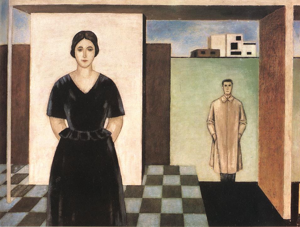 Architect Forbát and his Wife (1924) – Sándor Bortnyik Tablo