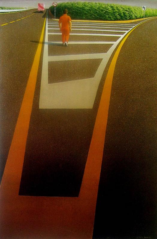 Arezzo Turnoff II - Jeffrey Smart Tablo