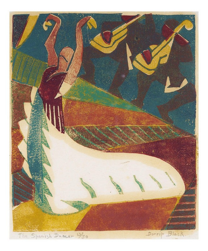 Argentina (The Spanish Dancer) (1929) - Dorrit Black Tablo