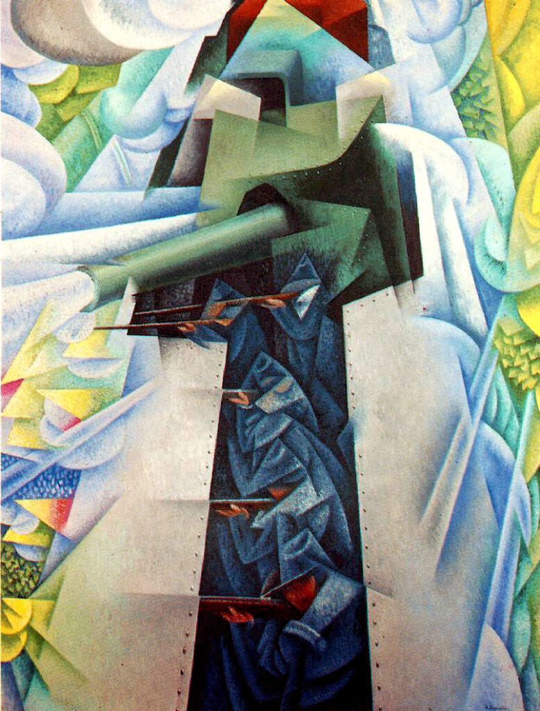 Armtrain (1915) – Carlo Carrà Tablo