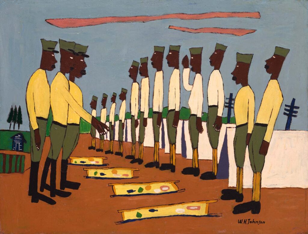 Army Training (1942) - William H. Johnson Tablo
