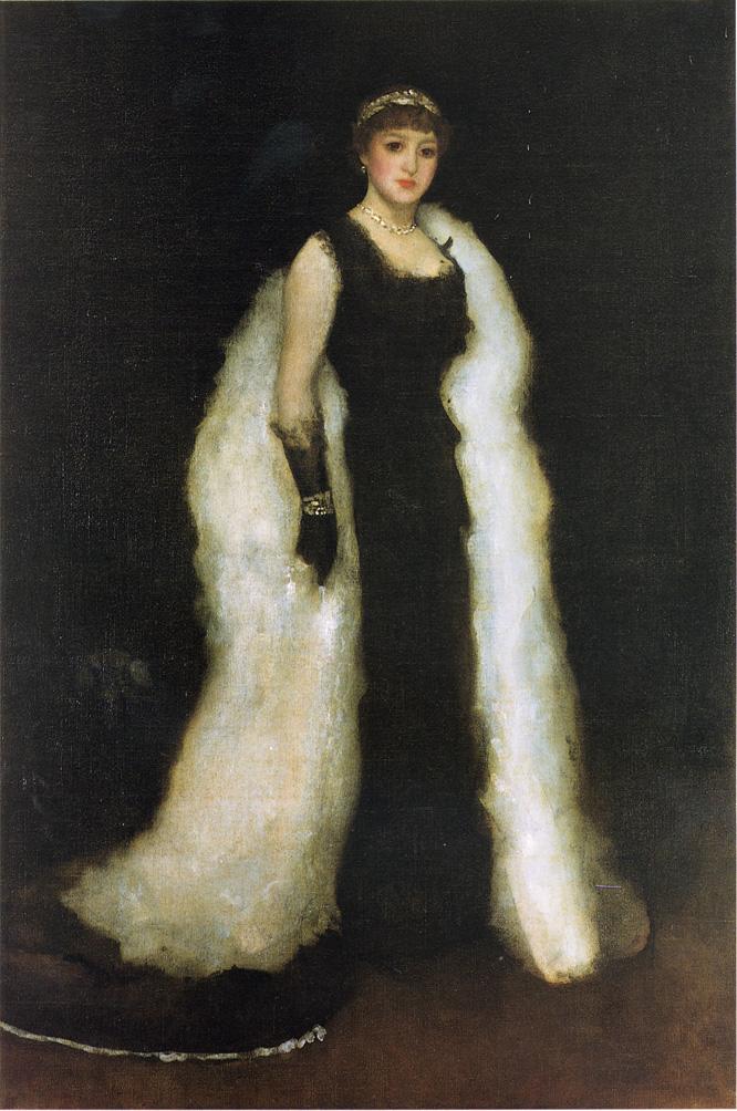 Arrangement in Black (1881) - James McNeill Whistler Tablo