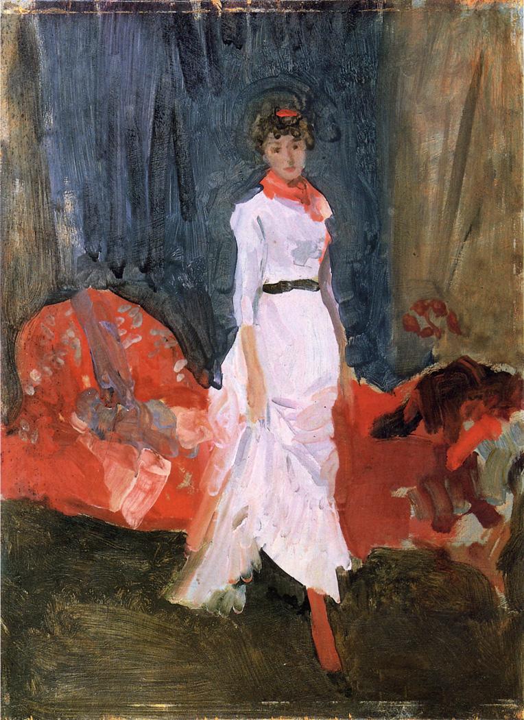 Arrangement in Pink, Red and Purple (1883) - James McNeill Whistler Tablo