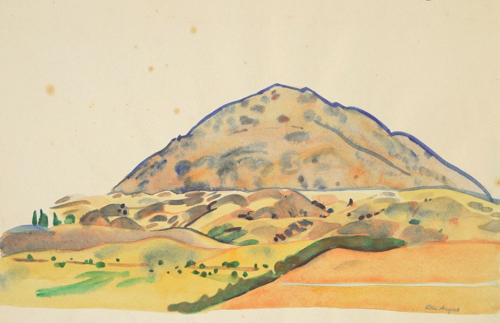 Arrowtown (1953) - Rita Angus Tablo