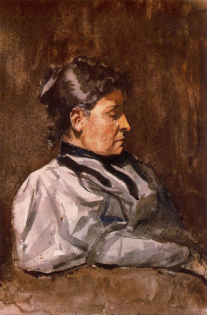 Artist's mother (1896) - Pablo Picasso Tablo