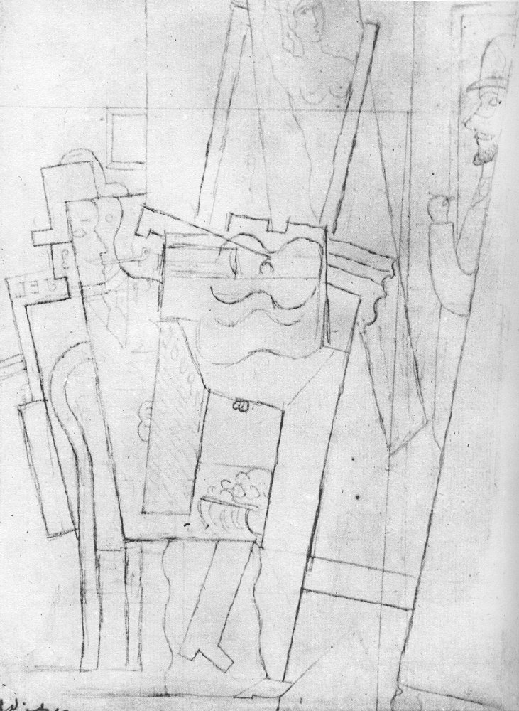 Artist's studio (1916) - Pablo Picasso Tablo