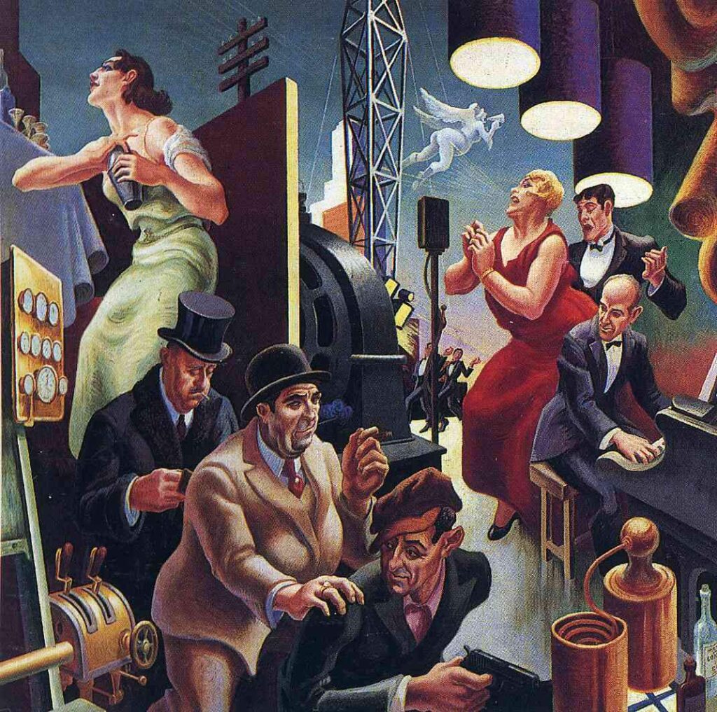 Arts of the City (1932) - Thomas Hart Benton Tablo