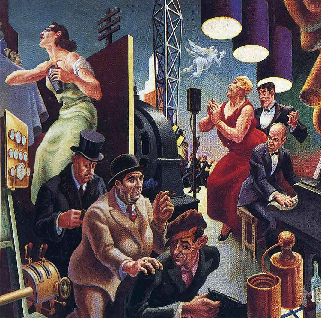 Arts of the City (1932) - Thomas Hart Benton Tablo