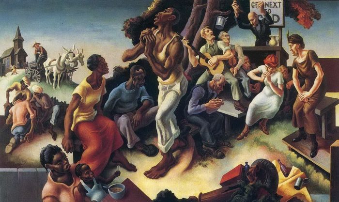 Arts of the South (1932) - Thomas Hart Benton Tablo