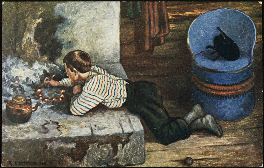 Askeladdens adventure (1900) - Theodor Severin Kittelsen Tablo