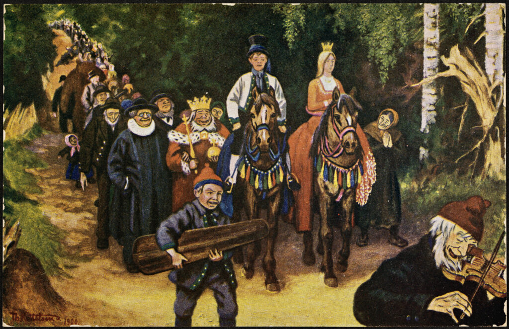 Askeladdens adventure (1910) - Theodor Severin Kittelsen Tablo
