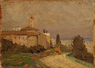 Assisi Landscape (1908) – Fujishima Takeji Tablo
