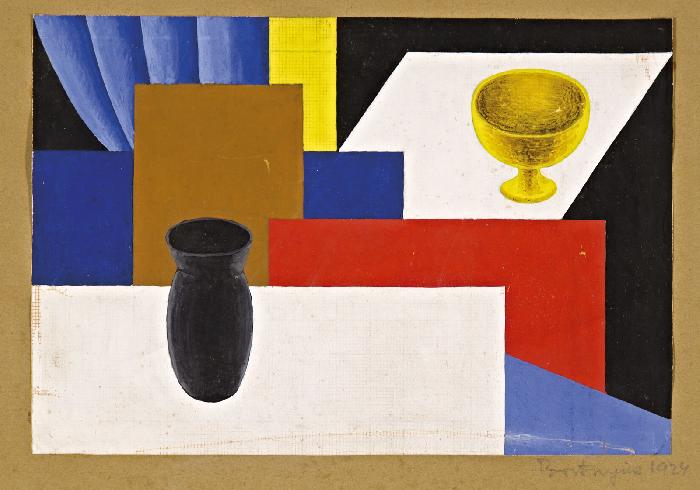 Asztali csendélet (1924) – Sándor Bortnyik Tablo