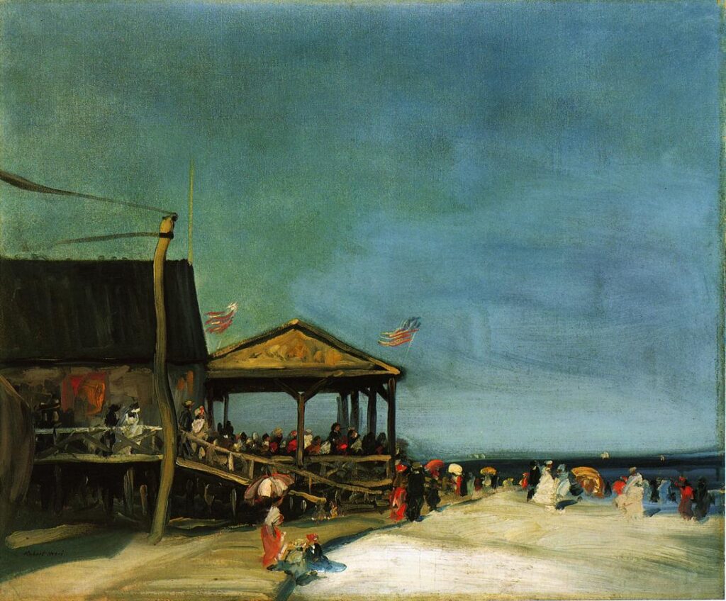 At Far Rockaway (1902) - Robert Henri Tablo