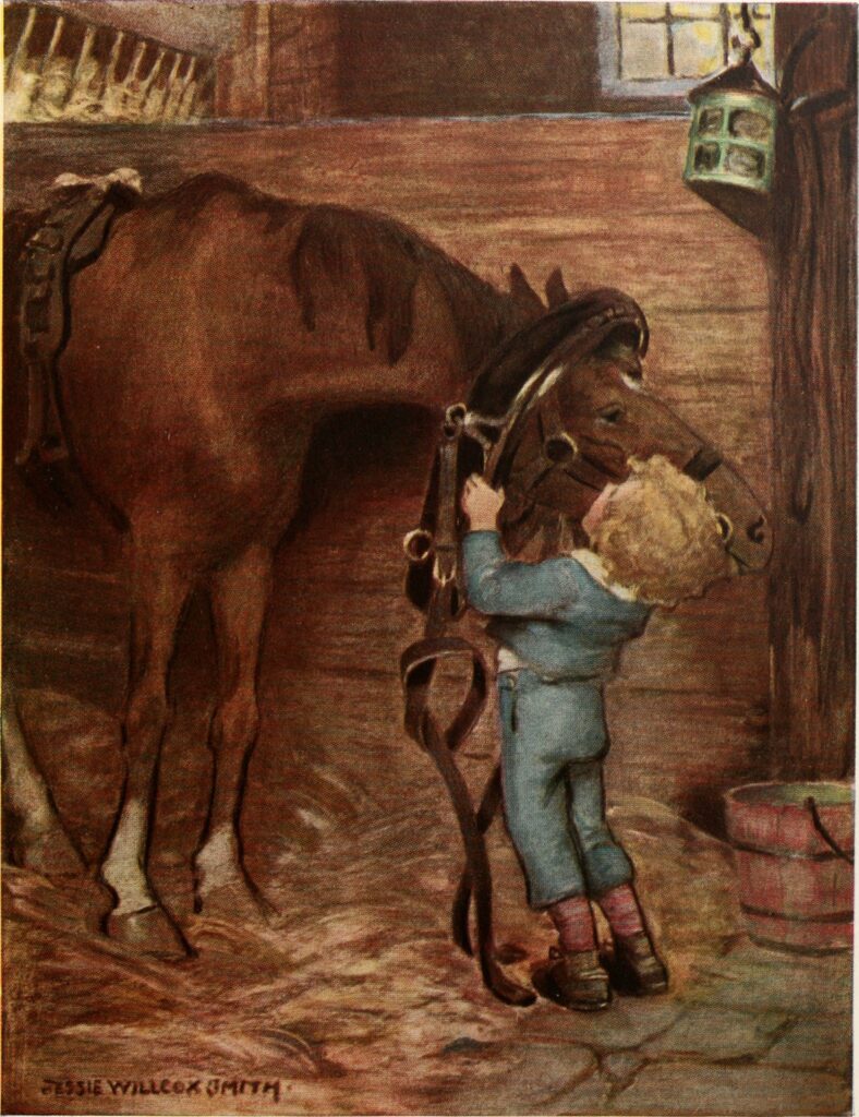At the Back of the North Wind (1919) - Jessie Willcox Smith Tablo