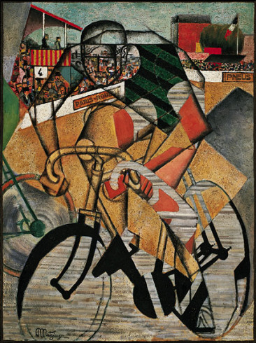 At the Cycle Race Track (1912) - Jean Metzinger Tablo