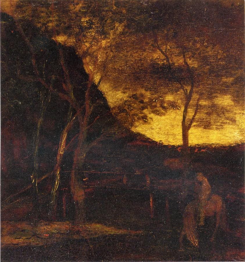 At the Ford - Albert Pinkham Ryder Tablo
