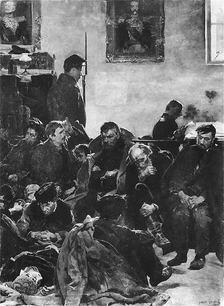 At the stage (Siberians) (1890) - Jacek Malczewski Tablo
