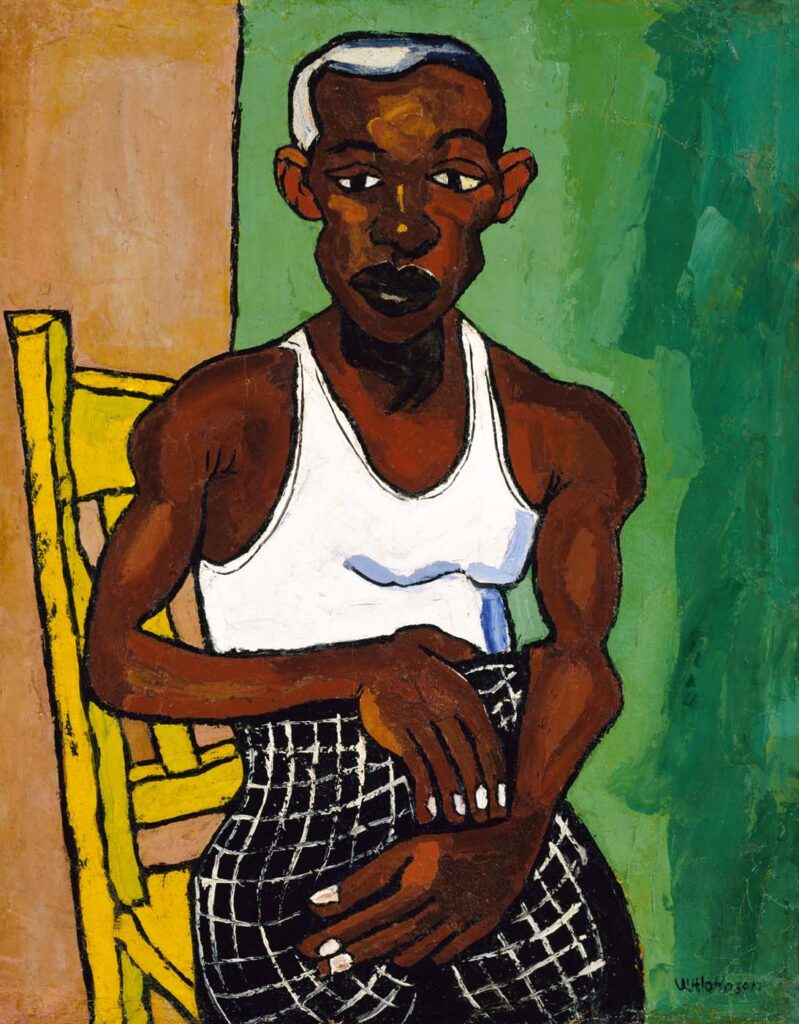 Athlete (1940) – William H. Johnson Tablo