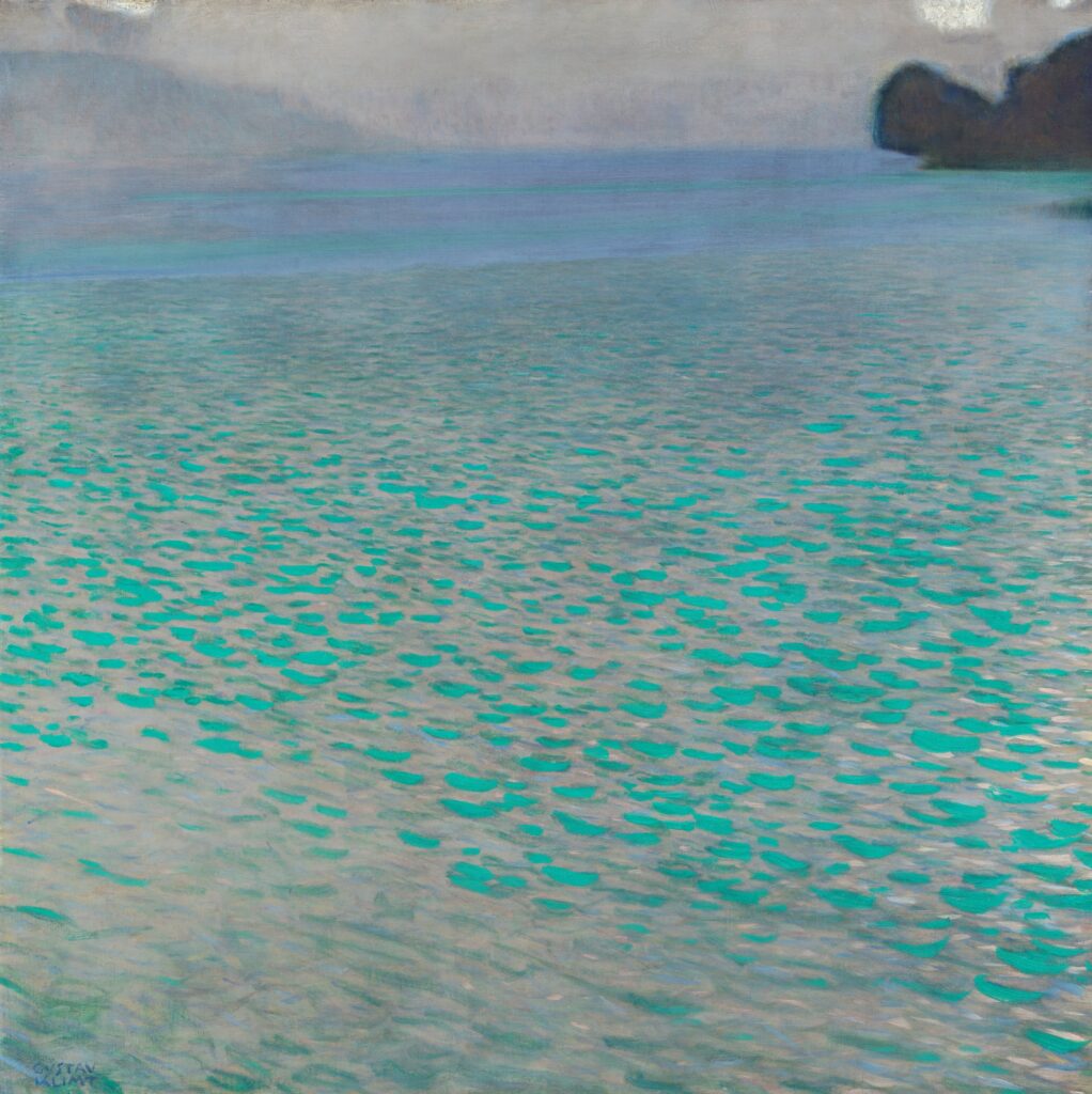 Attersee (1900) - Gustav Klimt Tablo