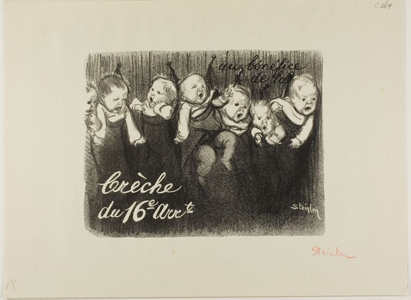 Au Benefice de la Creche du 16e Arrondissement (1895) – Théophile Steinlen Tablo