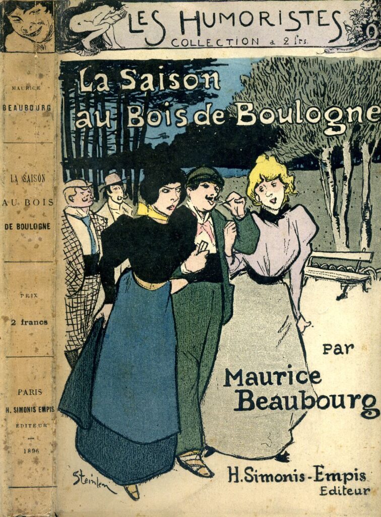 Au Bois de Boulogne par Maurice Beaubourg - Théophile Steinlen Tablo
