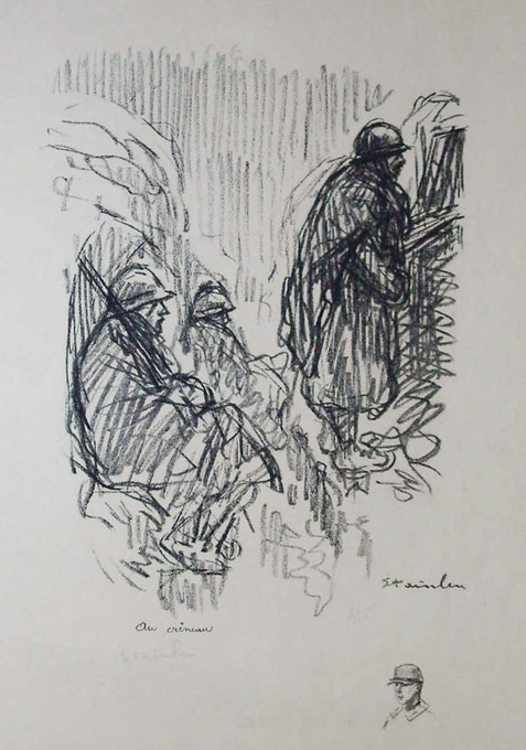 Au Creneau (1917) – Théophile Steinlen Tablo
