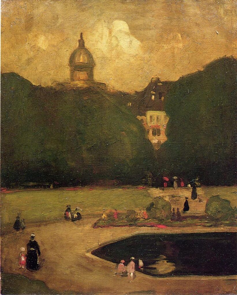 Au Jardin du Luxembourg (1899) - Robert Henri Tablo