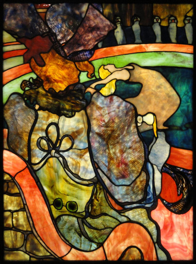 Au Nouveau Cirque, Papa Chrysanthème (1894) - Louis Comfort Tiffany Tablo