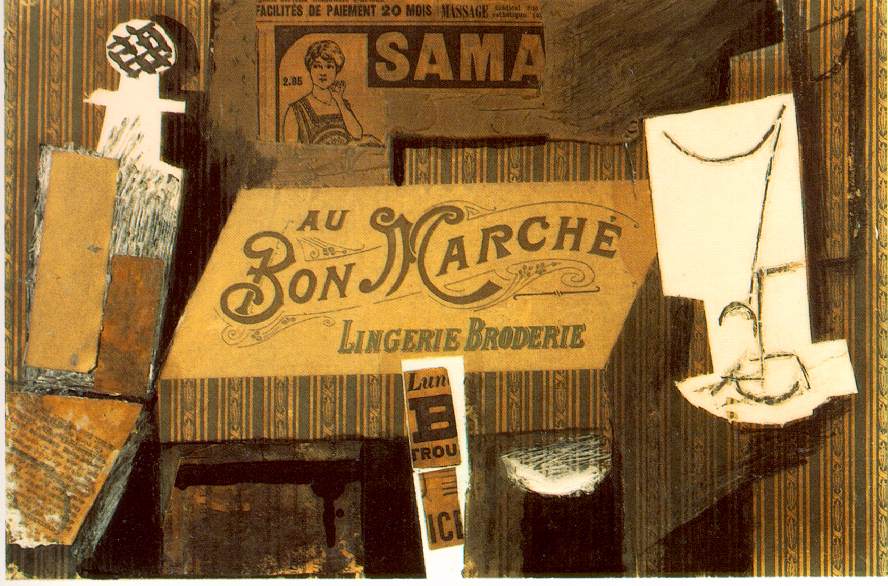 Au bon marche (1913) - Pablo Picasso Tablo