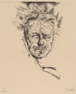 August Strindberg (1911) – Max Oppenheimer Tablo