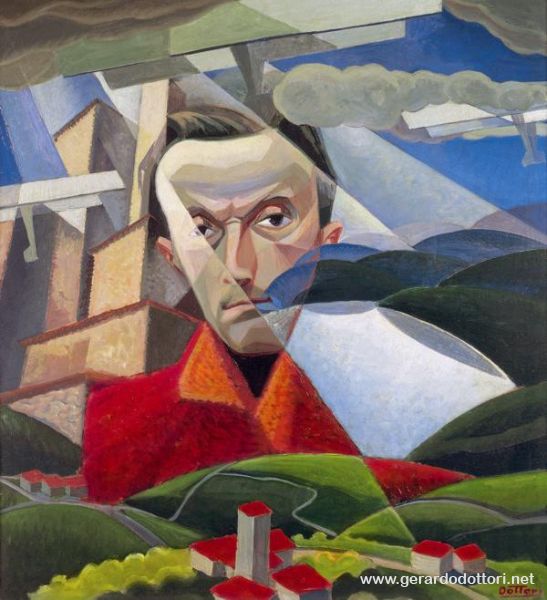Autoritratto (1928) – Gerardo Dottori Tablo