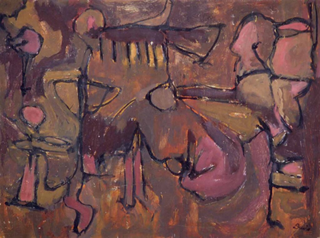 Autumn (1955) - Gene Davis Tablo