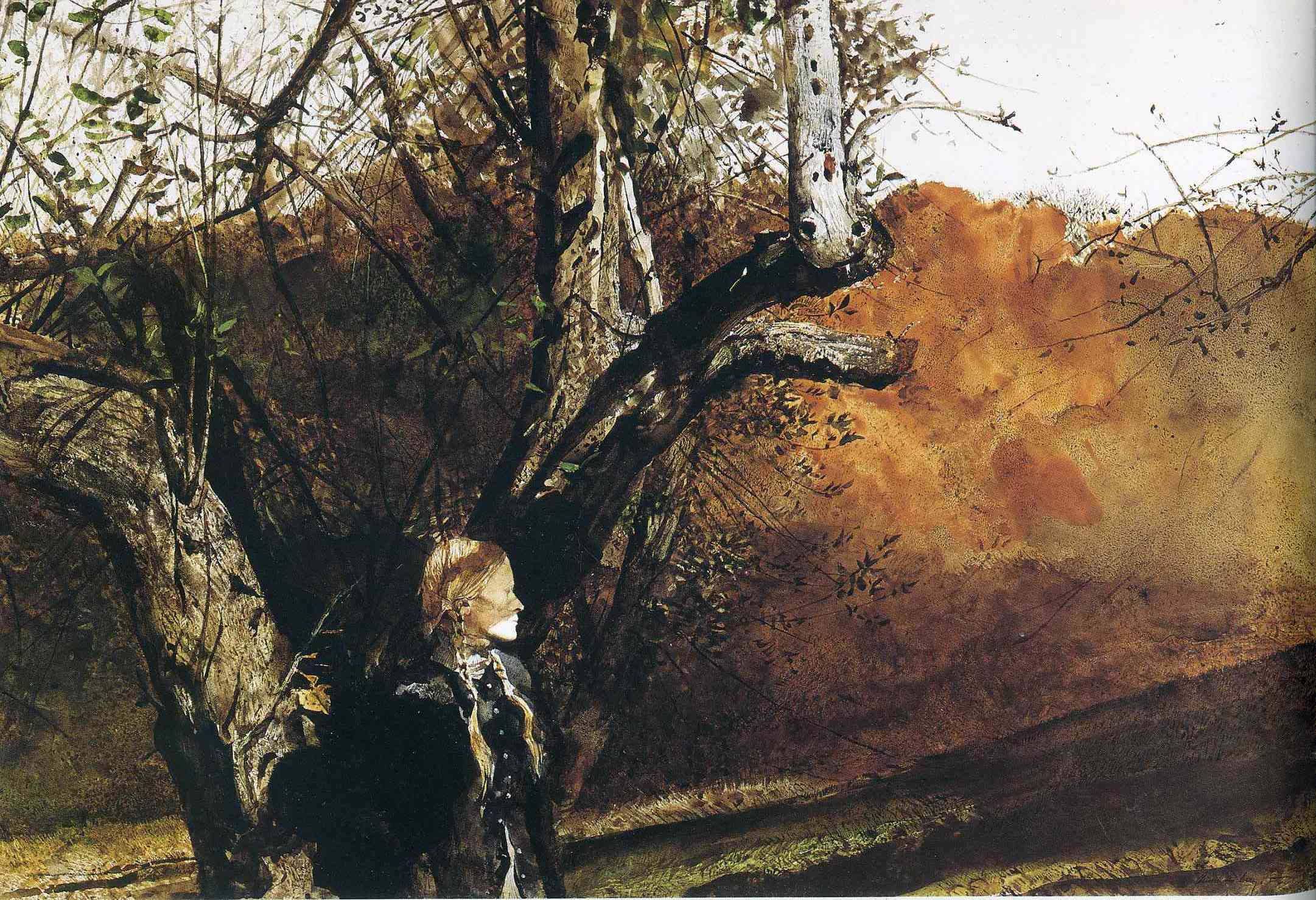 Autumn - Andrew Wyeth Tablo