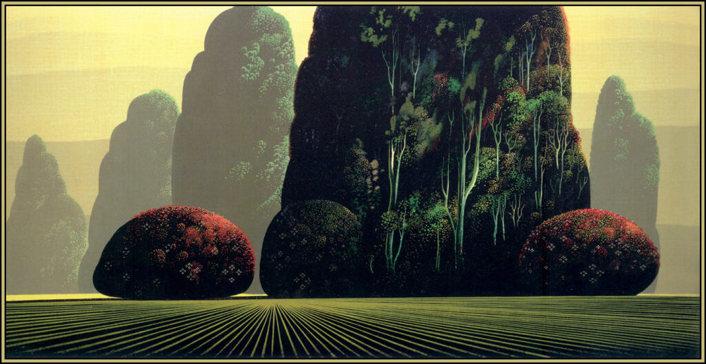 Autumn Eucalyptus - Eyvind Earle Tablo