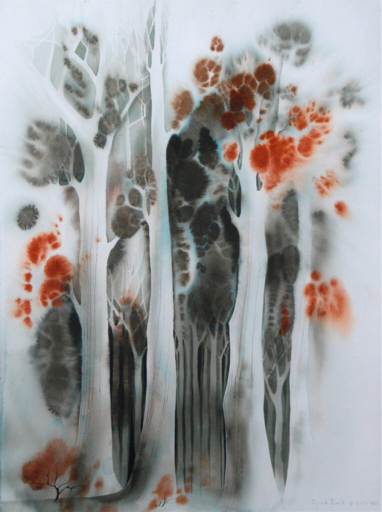 Autumn Forest - Eyvind Earle Tablo