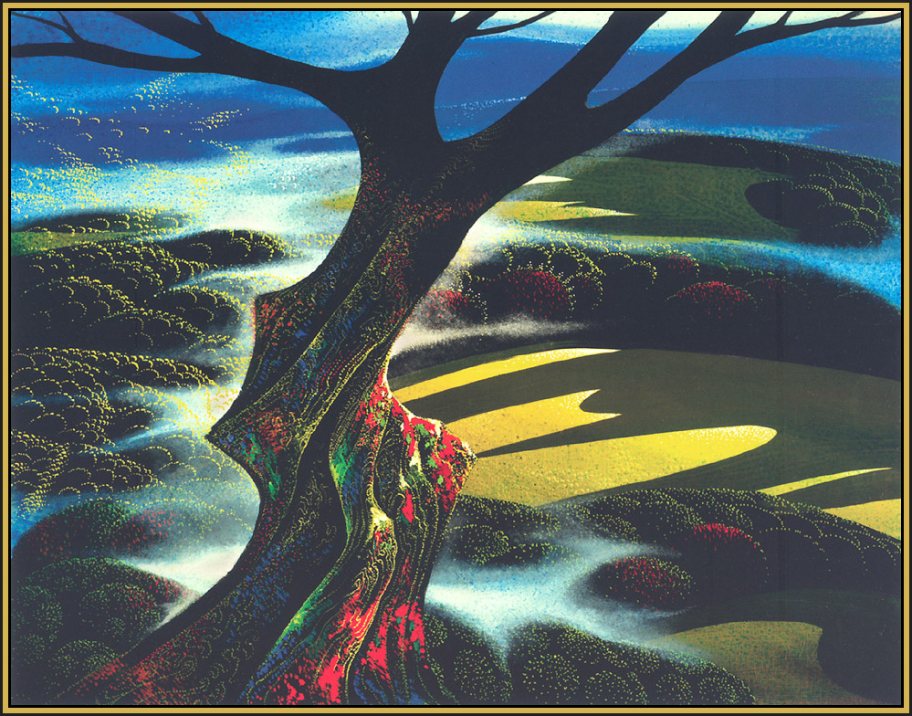 Autumn Shadows – Eyvind Earle Tablo