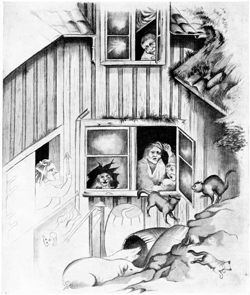 Avbrytelse Av Kattemusikk - Theodor Severin Kittelsen Tablo